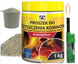 Čistiace prostriedky pece komín odstraňovanie dechtu 1 kg zapaľovač